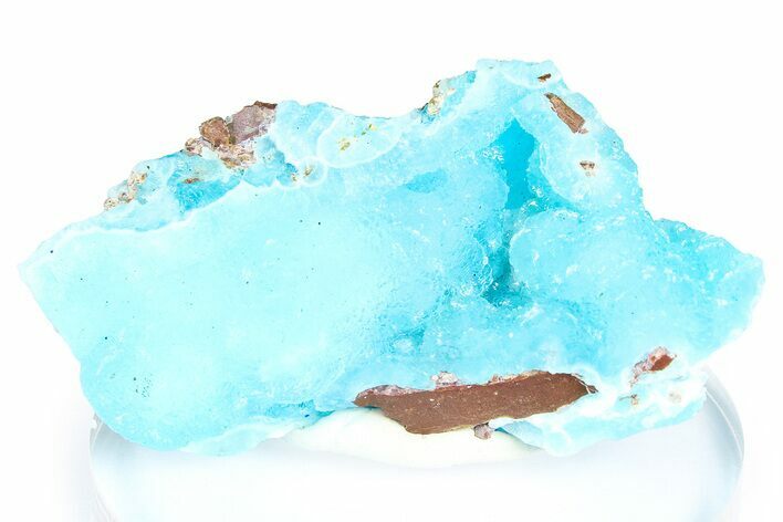 Glistening Sky-Blue Hemimorphite - Congo #368224